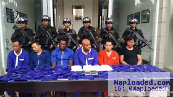 Photos of the Nigerian drug trafficker sentenced to 25 years in jail with his Vietnamese wife in Cambodia
